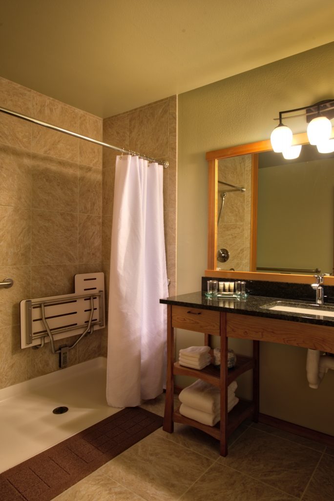 Room ten ADA bathroom